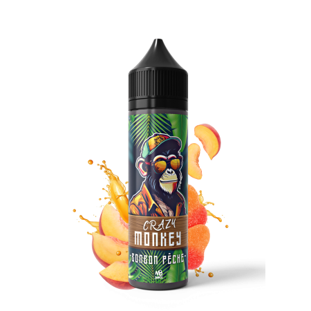 BONBON PÊCHE 50ML - CRAZY MONKEY