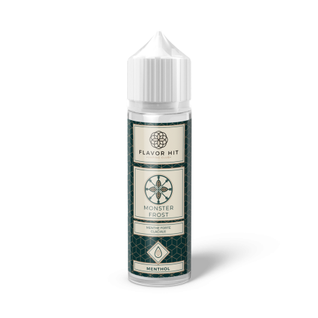 MONSTER FROST Le Monster Frost est notre e-liquide glacé le plus puissant. Une extrême fraîcheur puisée dans une menthe forte e
