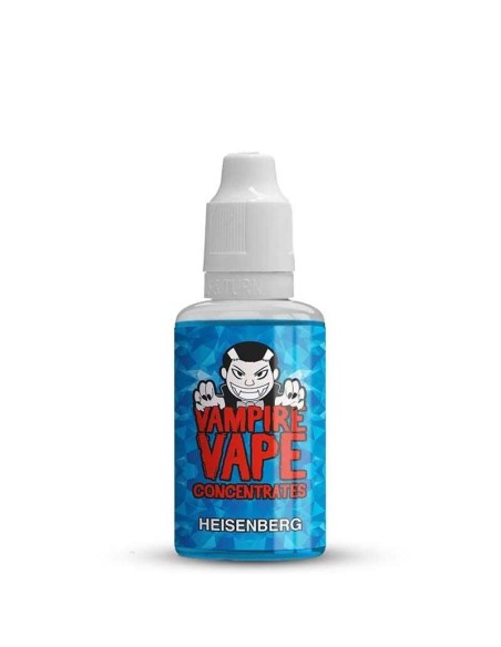 HEISENBERG CONCENTRE Le concentré Heisenberg de Vampire Vape est une recette secrète fruitée à la fraîcheur glaçante venue tout